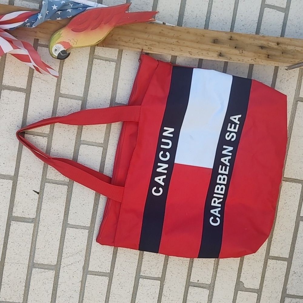 Cancun Caribbean Sea/Tote Bag